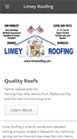 Mobile Screenshot of limeyroofing.com